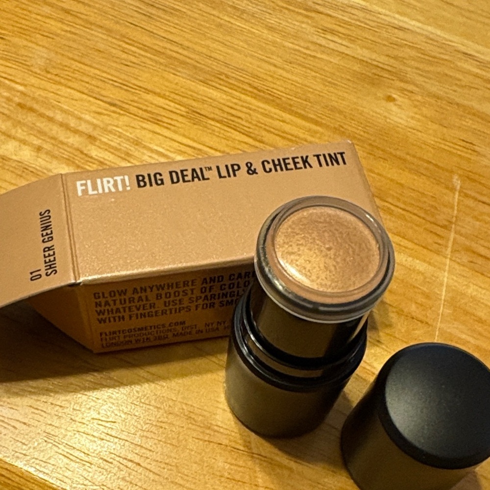 Big Deal Lip & Cheek Tint - Sheer Genius (01) - Creamy Bronze